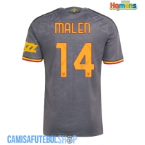 Camisa de time de futebol AS Roma Donyell Malen #14 Replicas 3º Equipamento 2026-27 Manga Curta